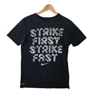 Nike Kobe Bryant Strike First Strike Fast Shirt Size Small Dri Fit Lakers Vtg